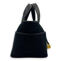 Picotin Cargo 18 Bleu Marine/ Caban Bucket Bag in Denim, Gold hardware