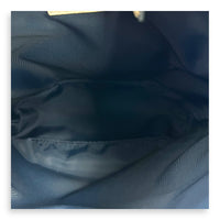 Sac Manin Shoulder Bag Blue in Canvas, Silver hardware