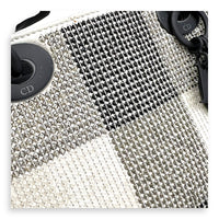 Lady Dior Top Handle Bag Mini White in Calfskin, MATTE BLACK hardware