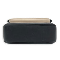 Lock Me Tender Shoulder Bag Black in Calfskin, Gold hardware