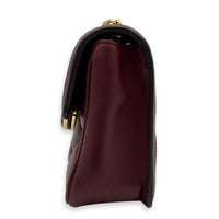 Interlocking GG Deco Shoulder Bag Red in Calfskin, Gold hardware