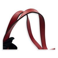 GG Shoulder Bag Red in PVC, Silver hardware