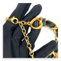 Black Belt in Lambskin, Gold hardware