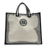 Logo Tote Bag Multi-colour in Calfskin, Gold hardware