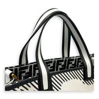 Logo Tote Bag Multi-colour in Calfskin, Gold hardware