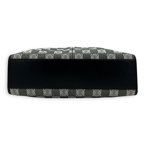 Anagram Top Handle Bag Silver in Canvas, Silver hardware