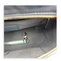 Gabrielle Small Iridescent Purple Blue Shoulder Bag in Calfskin, Mixed hardware