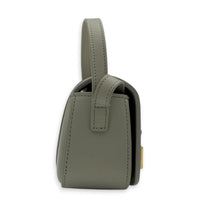 Tabou Shoulder Bag White in Calfskin, Gold hardware