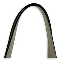 Emblem Tote Bag White in Coated Canvas, Gold hardware