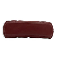 Puffer Crossbody Bag Toy Red in Lambskin, Gold hardware