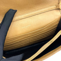 Becky Shoulder Bag Beige in Lambskin, Gold hardware