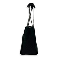 2.55 Black Tote Bag in Nubuck, Ruthenium hardware