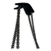 2.55 Black Tote Bag in Nubuck, Ruthenium hardware
