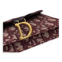 Oblique Belt Bag Red in Canvas, Gold hardware