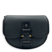 Gallop Crossbody Bag Black in Calfskin, Mixed hardware