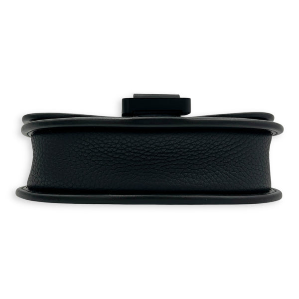 Gallop Crossbody Bag Black in Calfskin, Mixed hardware
