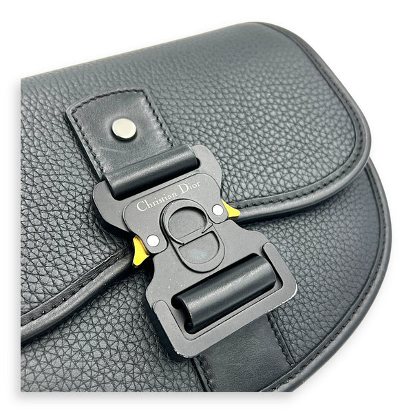 Gallop Crossbody Bag Black in Calfskin, Mixed hardware