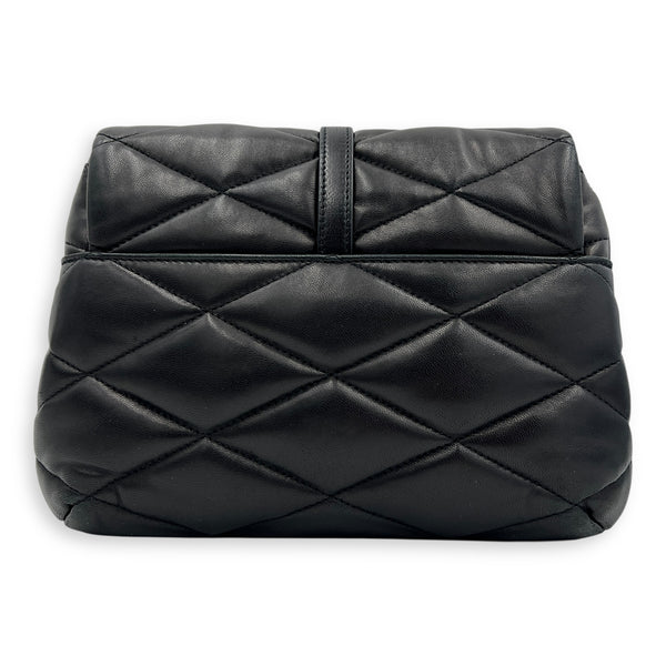 Le 5 A 7 Shoulder Bag Black in Lambskin, Gold hardware