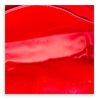 GG Marmont Shoulder Bag Red in Satin, Gold hardware
