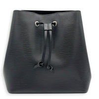 NeoNoe Bucket Bag Black in Epi Leather, Silver hardware