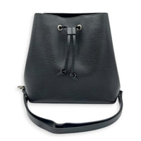NeoNoe Bucket Bag Black in Epi Leather, Silver hardware