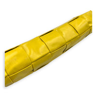 Cassette Crossbody Bag Yellow in Calfskin