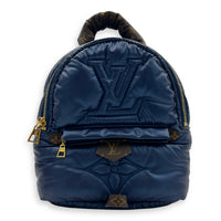 Palm Springs Pillow Black Backpack in Nylon, Gold hardware