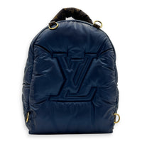 Palm Springs Pillow Black Backpack in Nylon, Gold hardware
