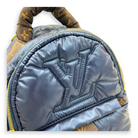 Palm Springs Pillow Black Backpack in Nylon, Gold hardware