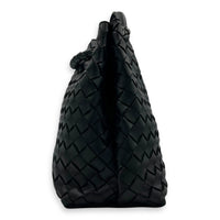 Andiamo Top Handle Bag Medium Black in Nappa Leather, Gold hardware