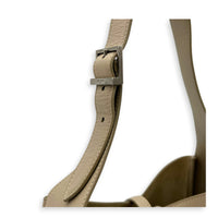 Le 5 A 7 Small Beige Shoulder Bag in Calfskin, Silver hardware