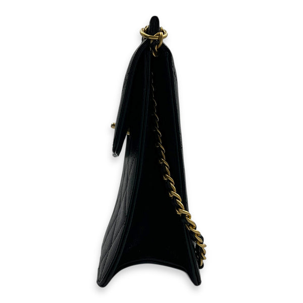 23A Backpack in Caviar Leather, Gold hardware