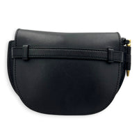 Gate Shoulder Bag Black in Calfskin, Gold hardware