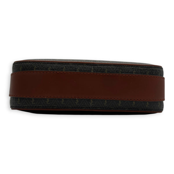 Le Monogramme Crossbody Bag Brown in Coated Canvas, Gold hardware