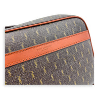 Le Monogramme Crossbody Bag Brown in Coated Canvas, Gold hardware