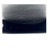 Boy Shoulder Bag Medium Black in Caviar Leather, Gold hardware