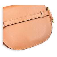 Gate Shoulder Bag Brown in Calfskin, Gold hardware