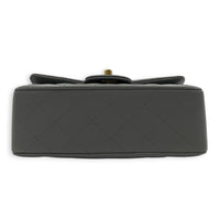 CC Rectangle Top Handle Bag in Lambskin, Gold hardware
