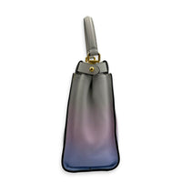 Peekaboo Top Handle Bag Multi-colour in Calfskin, Gold hardware