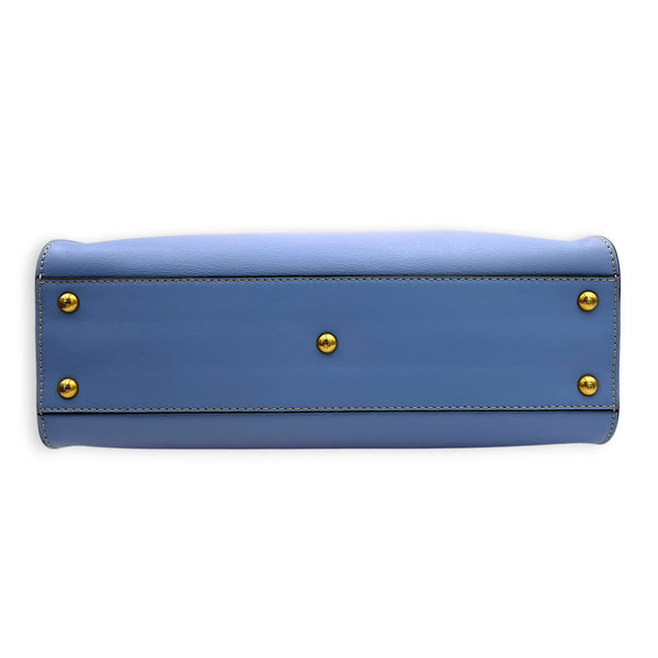 Peekaboo Top Handle Bag Multi-colour in Calfskin, Gold hardware