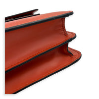 Serpenti Forever Red Crossbody Bag in Calfskin, Gold hardware
