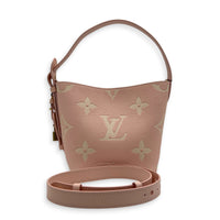 All In Top Handle Bag BB Pink in Monogram Empreinte Leather, Gold hardware
