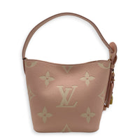 All In Top Handle Bag BB Pink in Monogram Empreinte Leather, Gold hardware