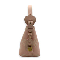 All In Top Handle Bag BB Pink in Monogram Empreinte Leather, Gold hardware