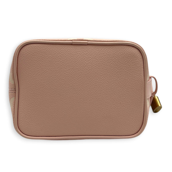 All In Top Handle Bag BB Pink in Monogram Empreinte Leather, Gold hardware