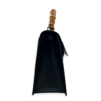 Bamboo Lilith Top Handle Bag in Calfskin, Gold hardware