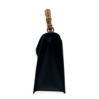 Bamboo Lilith Top Handle Bag in Calfskin, Gold hardware