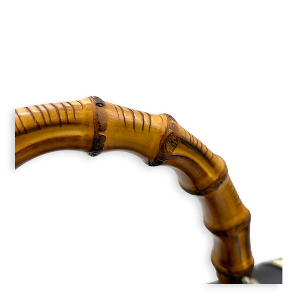 Bamboo Lilith Top Handle Bag in Calfskin, Gold hardware
