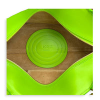 Paseo Top Handle Bag Green in Calfskin, Gold hardware
