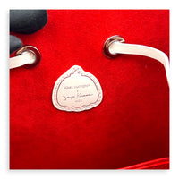 x Yayoi Kusama NeoNoe BB White Top Handle Bag in Epi Leather, Silver hardware